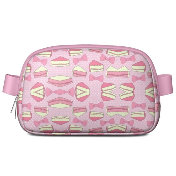 Colorful Ice Cream Fanny Pack for Women – Sweet Summer Dessert Waist Bag with Fun Food Pattern, Perfect for Beach Days & Travel