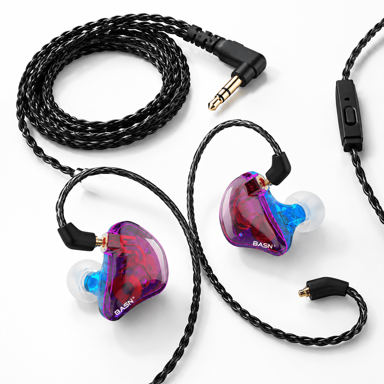 Colorful In Ear Monitor Headphones Dual Driver Earbuds for Musicians ...