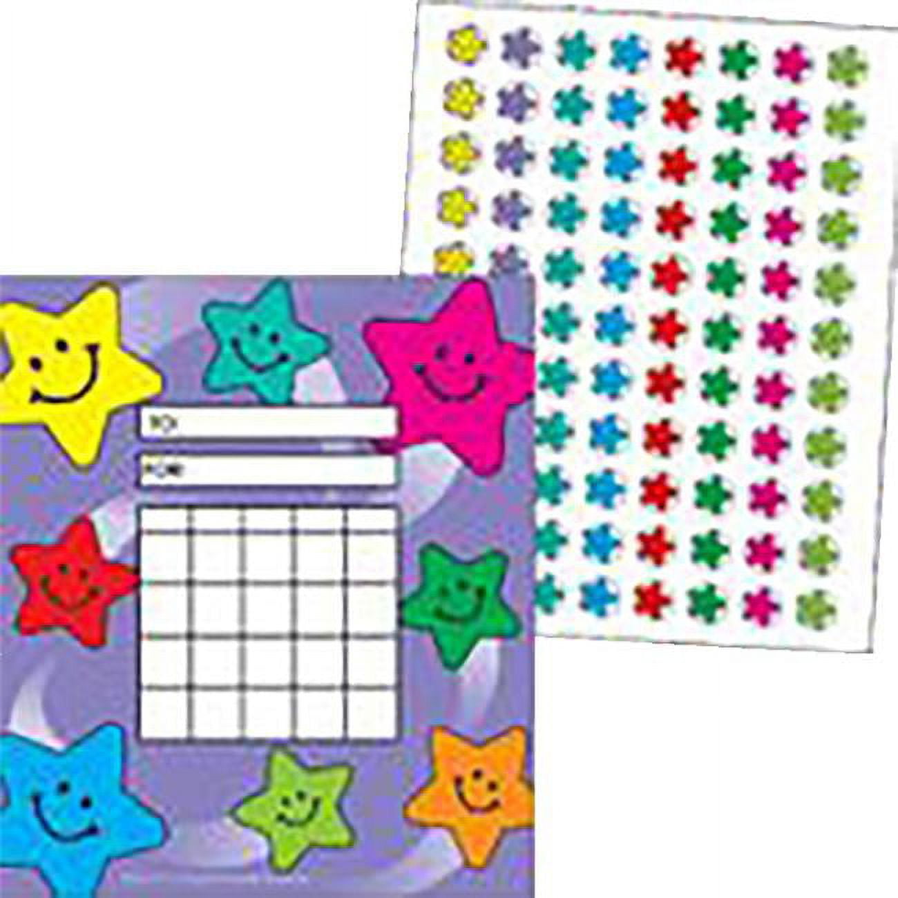 Colorful Incentive Charts with Mini Stickers, Happy Stars - Walmart.com