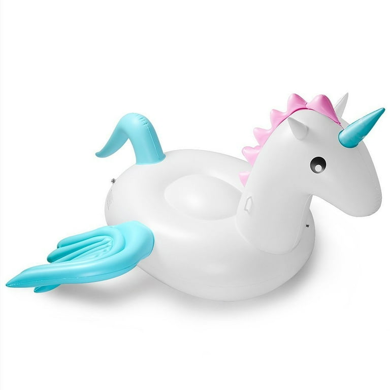 Colorful Inflatable Pegasus Rainbow Pool Float Giant 70