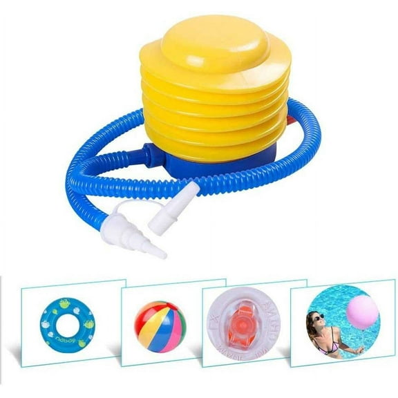 Colorful Inflatable Plastic 3 Ring Swimming Pool for Birthday Parties of Kids, Swimming and Play Parties for Kids in Various Sizes Foot Pump