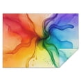 thumbnail image 1 of Colorful Ink Pattern Rectangle Tablecloth 60"x84",Waterproof Polyester Rectangle Table Cloth, Wipeable Spillproof Polyester Tablecloth for Dining, Camping, Indoor and Outdoor, 1 of 5