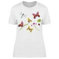 thumbnail image 1 of Colorful Insects And Plants T-Shirt Women -Image by Shutterstock, Female Medium, 1 of 2