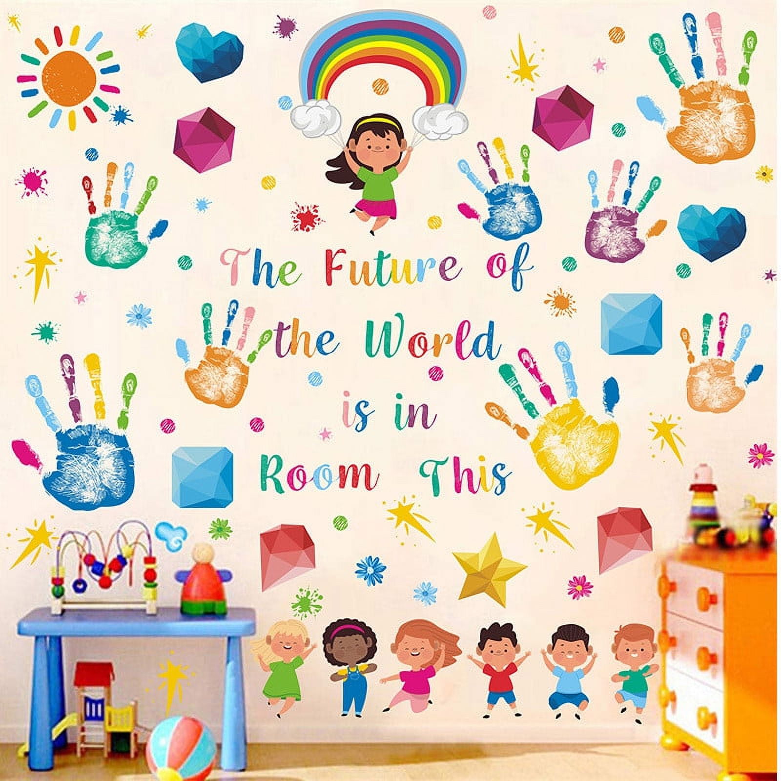 Colorful Inspirational Quotes Wall Decals Vinyl Paint Splatter