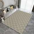 thumbnail image 1 of Colorful Irregular Geometric Pattern Washable Carpet Rectangular Large Area Rug Non-Slip Easy To Clean Suitable For Living Room Bedroom And Kitchen 2x3ft, 1 of 6