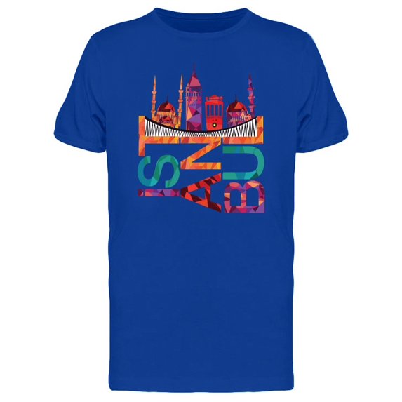 Colorful Istanbul Graphic Tee Men's -Image by Shutterstock