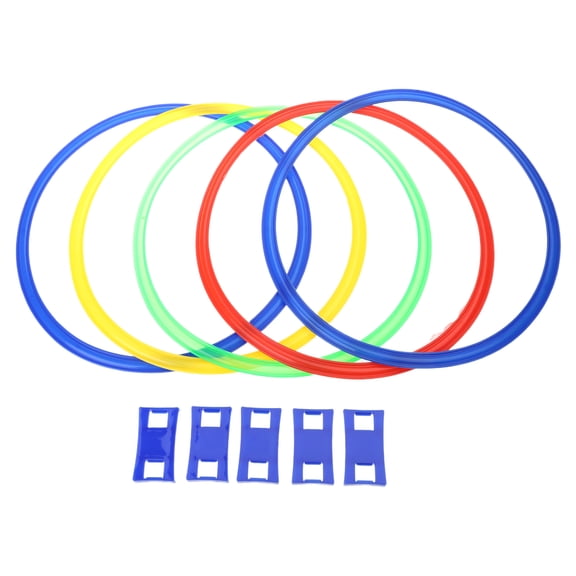 Colorful Jump Hoop Set Indoor Sports Game Physical Training Jumping Hoops Family Backyard Activity Toy Children Gift