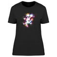 thumbnail image 1 of Colorful Jumping Cheerleader T-Shirt Women -Image by Shutterstock, Female XX-Large, 1 of 2