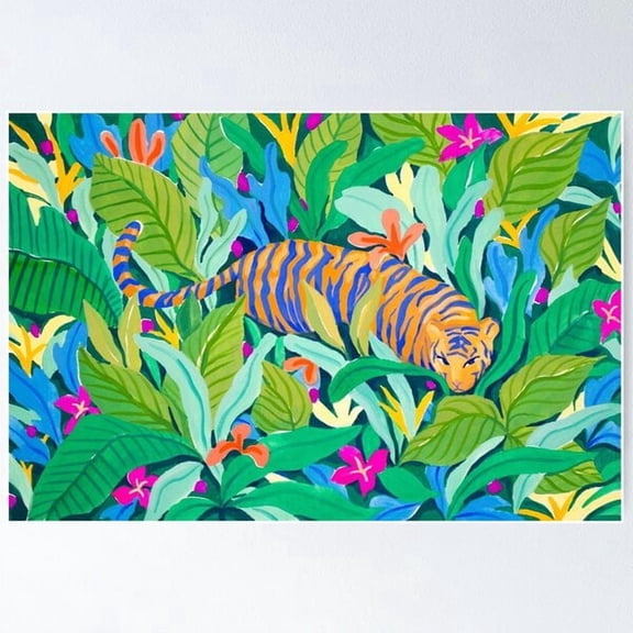 Colorful Jungle Poster, Poster Only