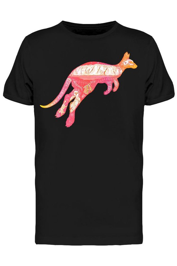 Colorful Kangaroo T-Shirt Men -Image by Shutterstock, Male XX-Large