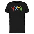 thumbnail image 1 of Colorful Karate Fighters Design T-Shirt Men -Image by Shutterstock, Male Medium, 1 of 2