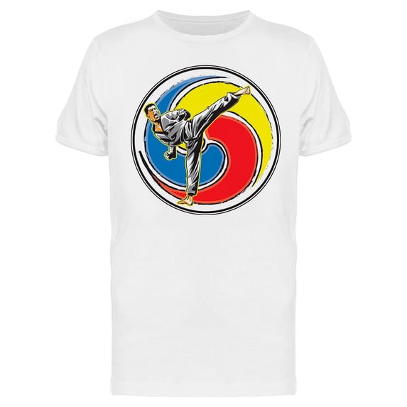 Colorful Karate T-Shirt Men -Image by Shutterstock, Male x-Large