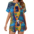 thumbnail image 1 of Colorful Kayaks Glide Across The Lake Print Women'S Pajamas Set Summer Sleepwear Sets 2 Piece Lounge Set, 1 of 7