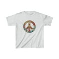 thumbnail image 1 of Colorful Kids T-Shirt with Boho Peace Sign - 4 Shades to Choose From, 1 of 2