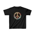 thumbnail image 1 of Colorful Kids T-Shirt with Boho Peace Sign - 4 Shades to Choose From, 1 of 2