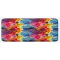 thumbnail image 1 of Colorful Kitchen Mat, Abstract Modern Art Expression Pattern Vector Illustration Design Art Print, Plush Decorative Kitchen Mat with Non Slip Backing, 47" X 19", Multicolor, by Ambesonne, 1 of 1