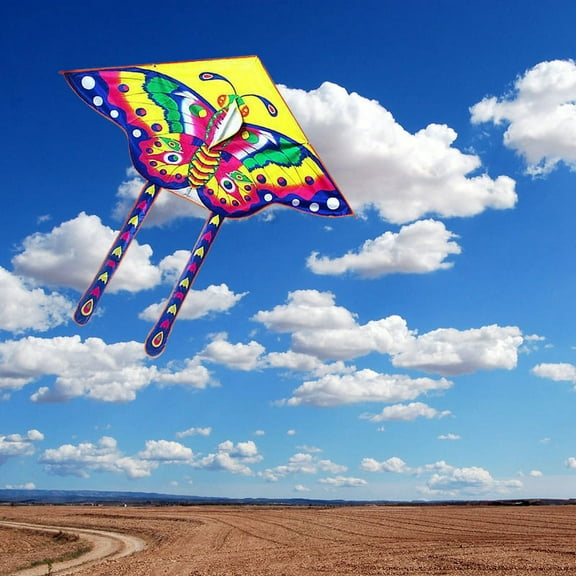 Colorful Kite Long Tail Nylon Outdoor Kites Flying Toys for Children Kids Surf with 50M Line High Quality