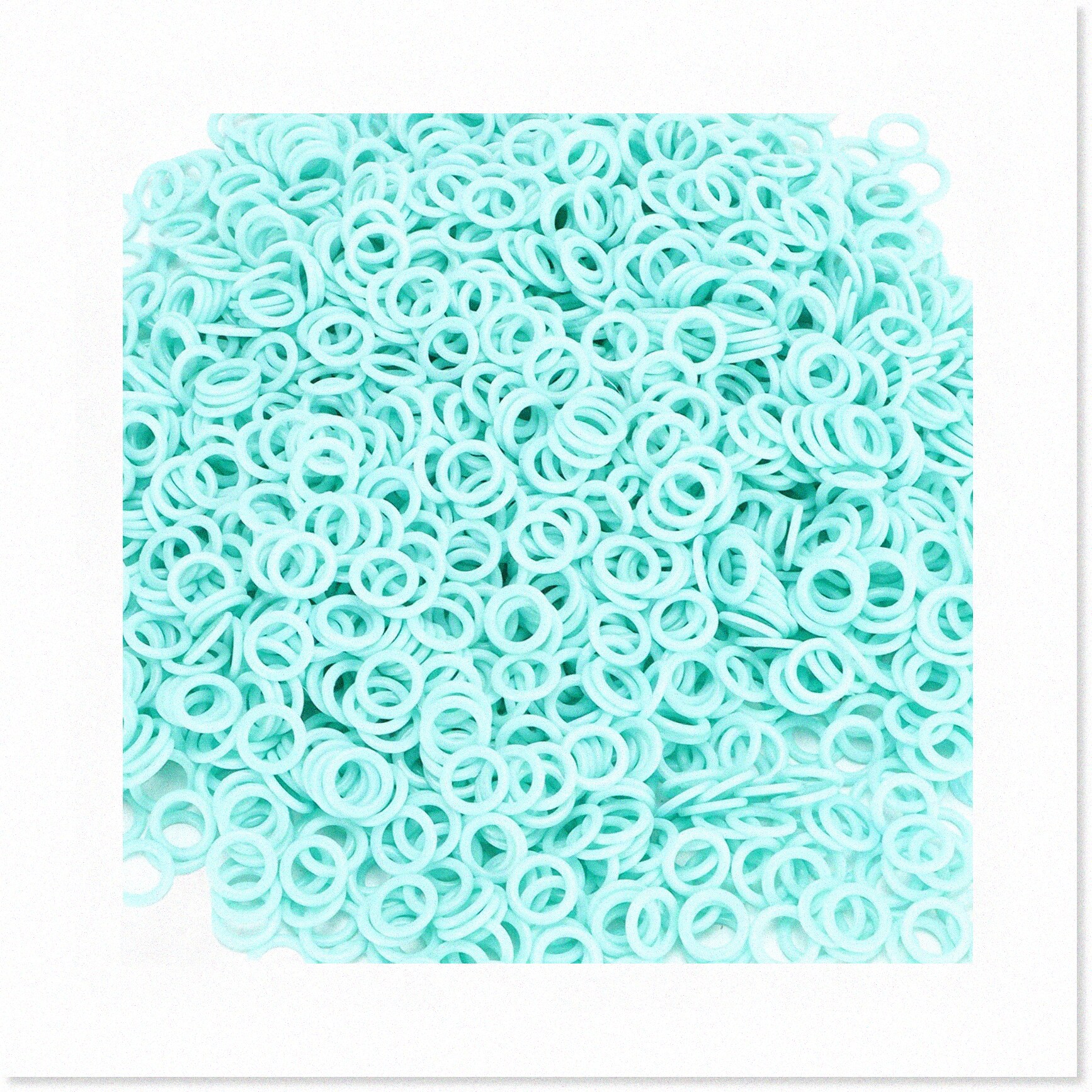 Colorful Knit Counting Ring Set 2000PCS O Shape Stitch Markers in