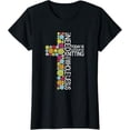 thumbnail image 1 of Colorful Knit Crochet Knitter Gift T-Shirt for Yarn Lovers and Crafters, 1 of 5