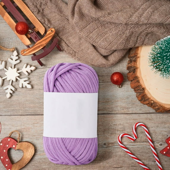 Colorful Knitting Crochet Yarn 50g Skein | Soft Acrylic Milk Fiber | Multi-Color Craft Thread | Warm Easy-Care Yarn for DIY Weaving, Knitting, Crocheting Projects | Strong Durable Material | Bright