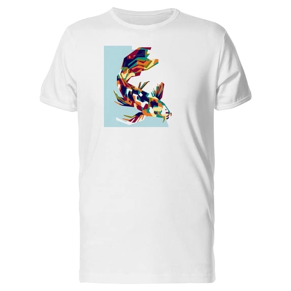 Colorful Koi Fish Tee Men's -Image by Shutterstock