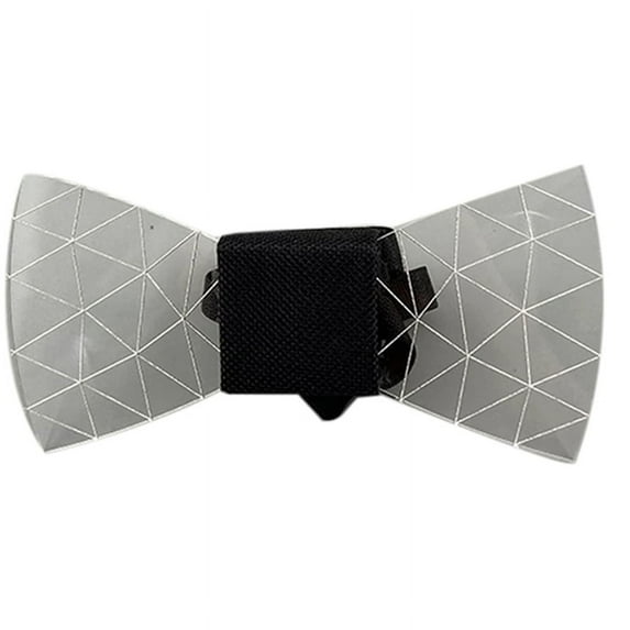 Colorful LED Acrylic Bow Tie Change 7 Lighting Colors Men Flashing A