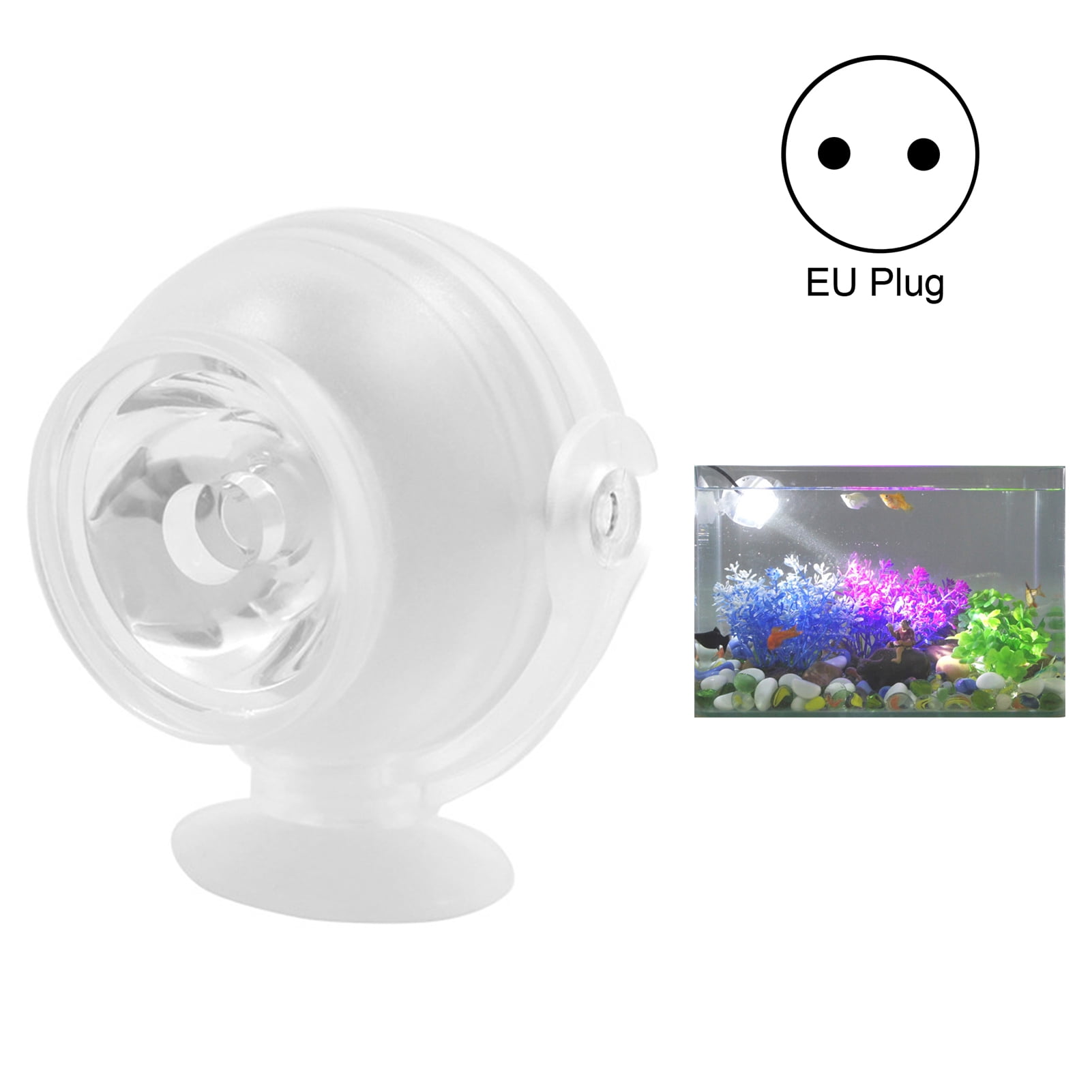 Colorful LED Aquarium Fish Tank Spot Lamp Diving Spotlight Illuminated ...