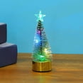 thumbnail image 1 of Colorful LED Christmas Tree Lighted Tabletop Decor Holiday Home Festival Decoration - ABS Material Battery Operated(A-5.1in), 1 of 4