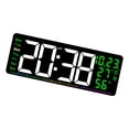 thumbnail image 1 of Colorful LED Clock With Multiple Functions Including Time Date And Temperature Display Customizable Brightness, 1 of 9