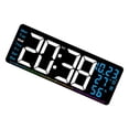 thumbnail image 1 of Colorful LED Clock With Multiple Functions Including Time Date And Temperature, 1 of 11