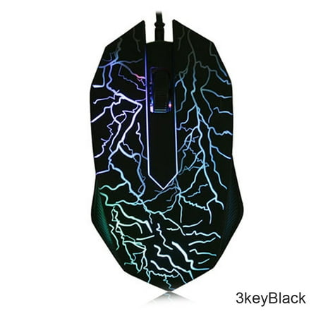 Colorful LED Computer Gaming Mouse Professional Ultra-precise For Dota 2 LOL Gamer Mouse Ergonomic 2400 DPI USB Wired Mouse