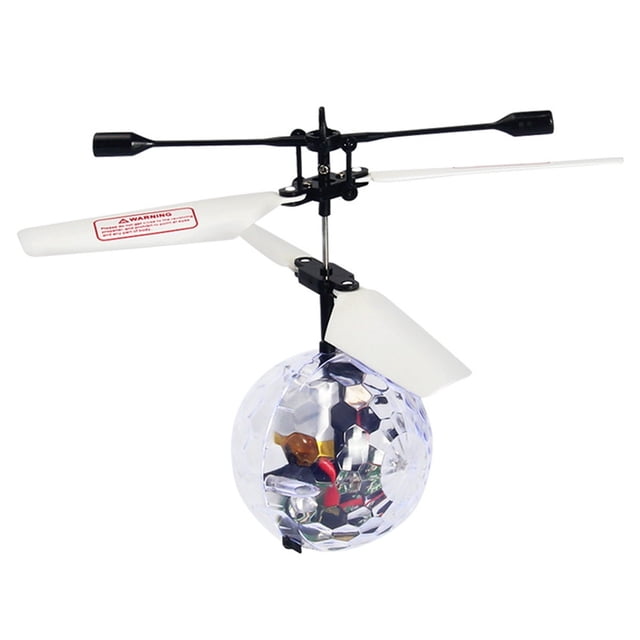 Colorful LED Flying Ball Drone, Hand Controlled Infrared Induction Helicopter, USB Rechargeable Motion Sensor Aircraft, Glowing Hover Orb, Indoor Fun