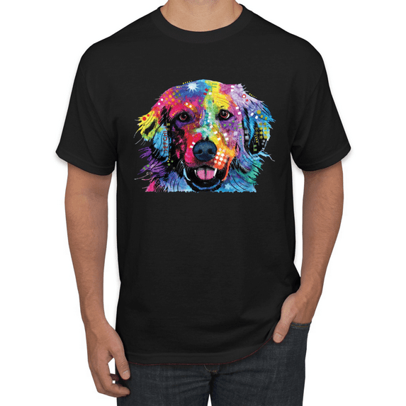 Colorful Labrador Retriever Animal Lover Graphic T-Shirt