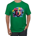 thumbnail image 1 of Colorful Labrador Retriever Animal Lover Graphic T-Shirt, 1 of 1