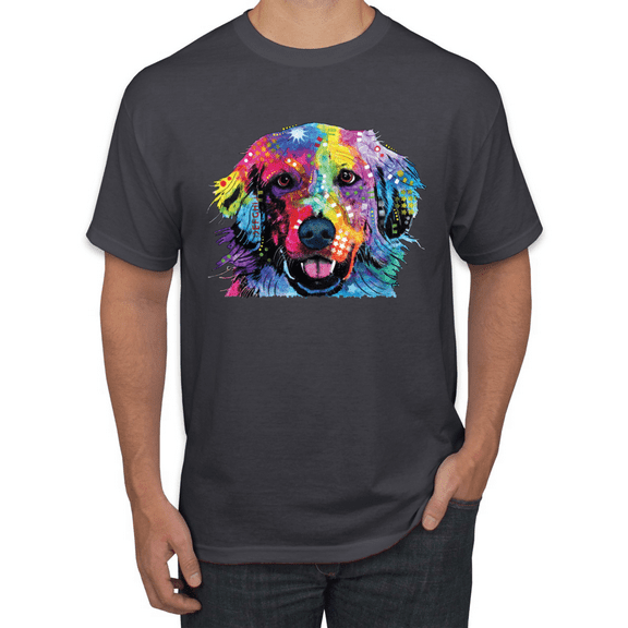 Colorful Labrador Retriever Animal Lover Graphic T-Shirt