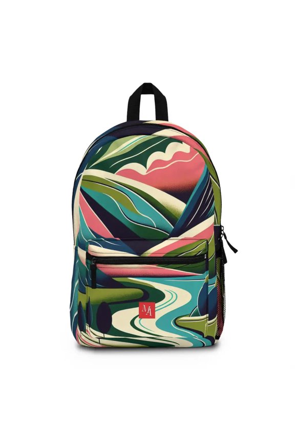 Colorful Landscape Journey- Backpack