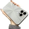 thumbnail image 1 of Colorful Laser Disc Pattern Hard Phone Case Compatible with iPhone Case (Silver,iPhone 15 Pro), 1 of 7