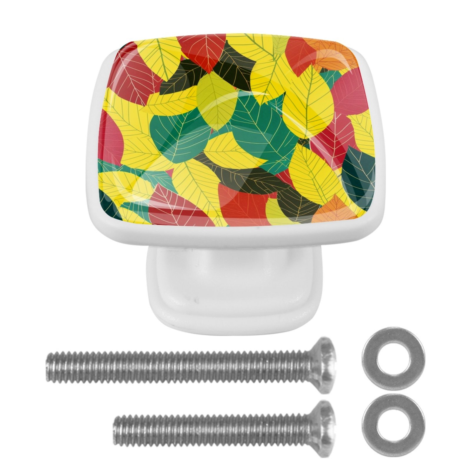 Colorful Leaf Fall Cabinets Door and Drawers Knobs Pulls,Furniture ...