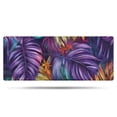 thumbnail image 1 of Colorful Leaf Pattern Bathroom Rugs Mat,Non Slip Microfiber Bathroom Rug,Rubber Backing,Soft Bathroom Mats for Bathroom Floor,Tub and Shower,60x24in(150x60cm), 1 of 5