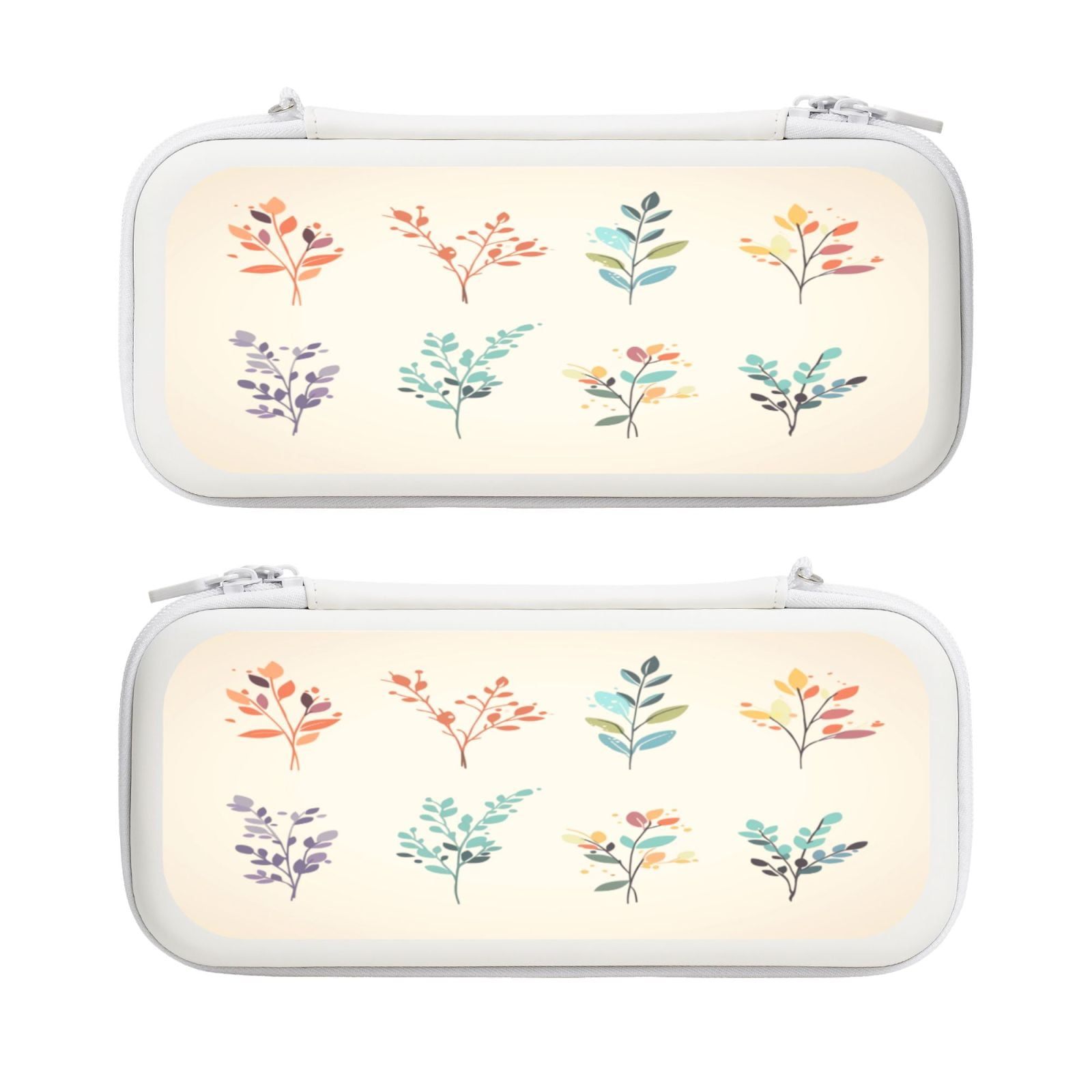 Colorful Leafs Illustration, Carrying Case For Nintendo Switch & OLED ...