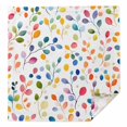 thumbnail image 1 of Colorful Leaves Cloth Napkins Washable Set of 1, Modern Boho Painting Plant Branch Reusable Dinner Table Napkins Cloth Bulk for Weddings Kitchen Restaurants Hotel Events Parties 20 x 20 Inch, 1 of 9