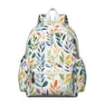 thumbnail image 1 of Colorful Leaves Pattern Backpack for School,Cute School Bag,Schoolbag with Adjustable Shoulder Straps & Padded Back,13.4"x11"x4.7", 1 of 6