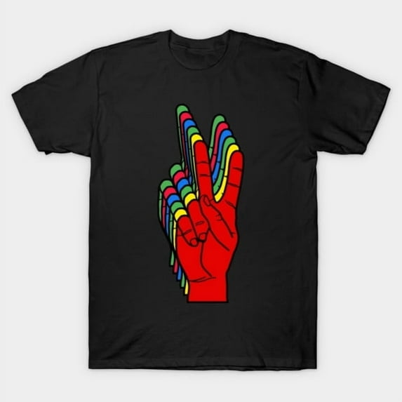 Colorful Left Hand Day Funny Lefty Pride Graphic, H38017 T-Shirt, for ...