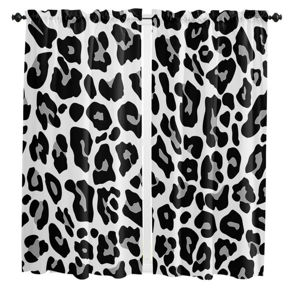 Colorful Leopard Print Curtains For Living Room Bedroom Window Treatment Home Decoration Drapes Kitchen Curtain