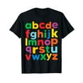 thumbnail image 1 of Colorful Letters Alphabet shirt learning ABCs boy girl kids T-Shirt, 1 of 1
