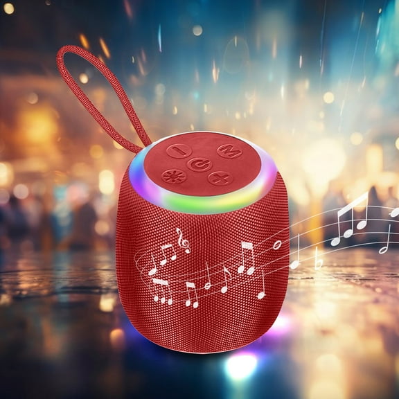 Colorful Light Bluetooth Speaker Luminous Outdoor Mountaineering Speaker Portable Pendant Speaker High-power Long Standby Wireless Bluetooth Speaker