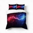 thumbnail image 1 of Colorful Lightning Bedding Set 3 Pcs Soft Microfiber Quilt Cover For Bedroom Decor, Comforter Cover With 2 Pillowcase, 1 of 5