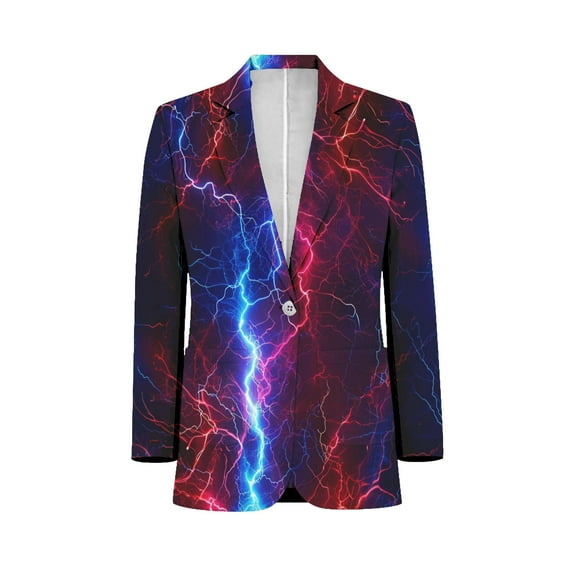 Colorful Lightning Mens Suits Shawl Collar Slim Fit Suit Mens Groom Jacket Tuxedos for Wedding Dress Evening