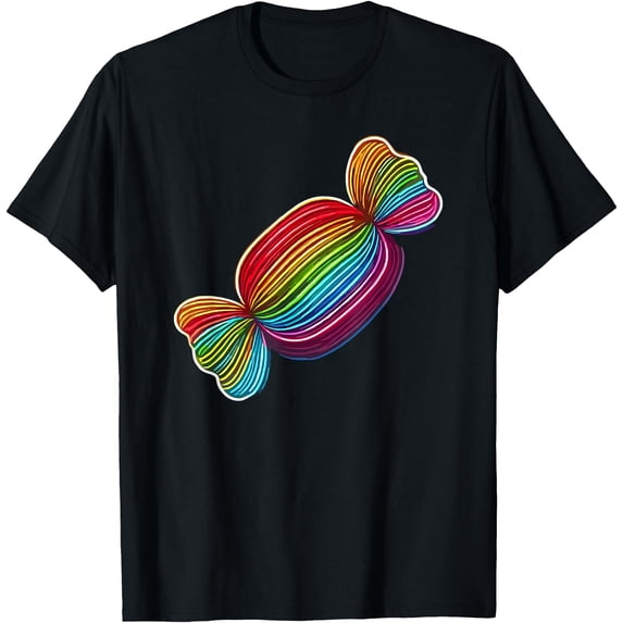 Colorful Line Art Candy Candies