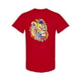 thumbnail image 1 of Colorful Lion Head Graphic T-Shirt Men -Image by Shutterstock, Male 3X-Large, 1 of 2